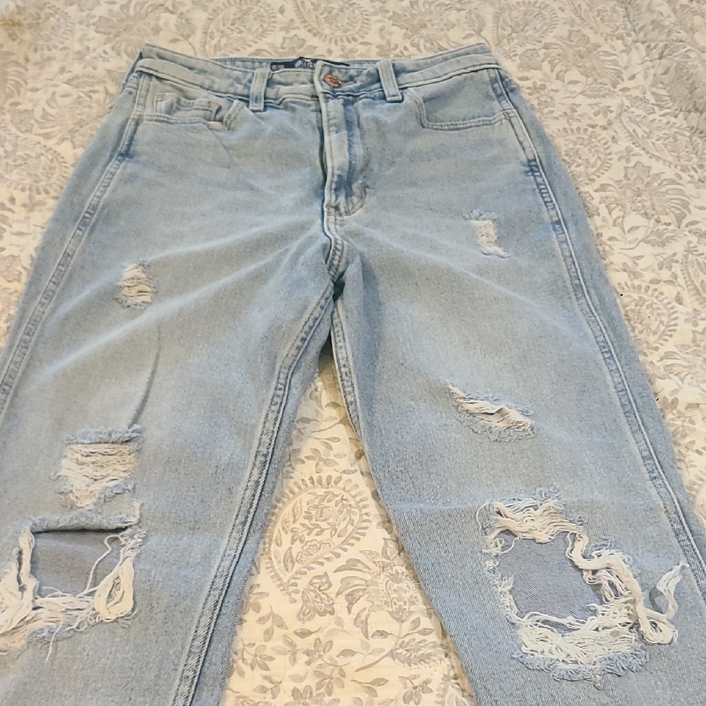 Hollister Light Blue High Rise Jeans
